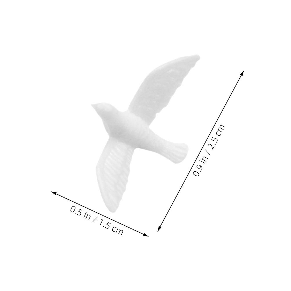 14Pcs Miniature White Dove Res - огляд і ціна Crafting Resin