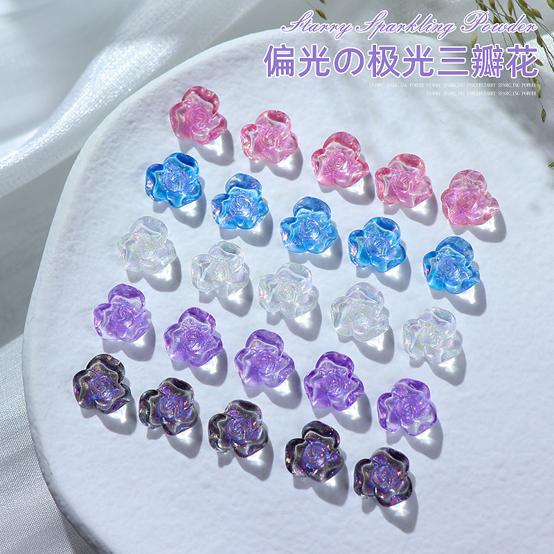 50pcs/pack 10x10mm nail art fi - огляд і ціна Resin Glitter Pack