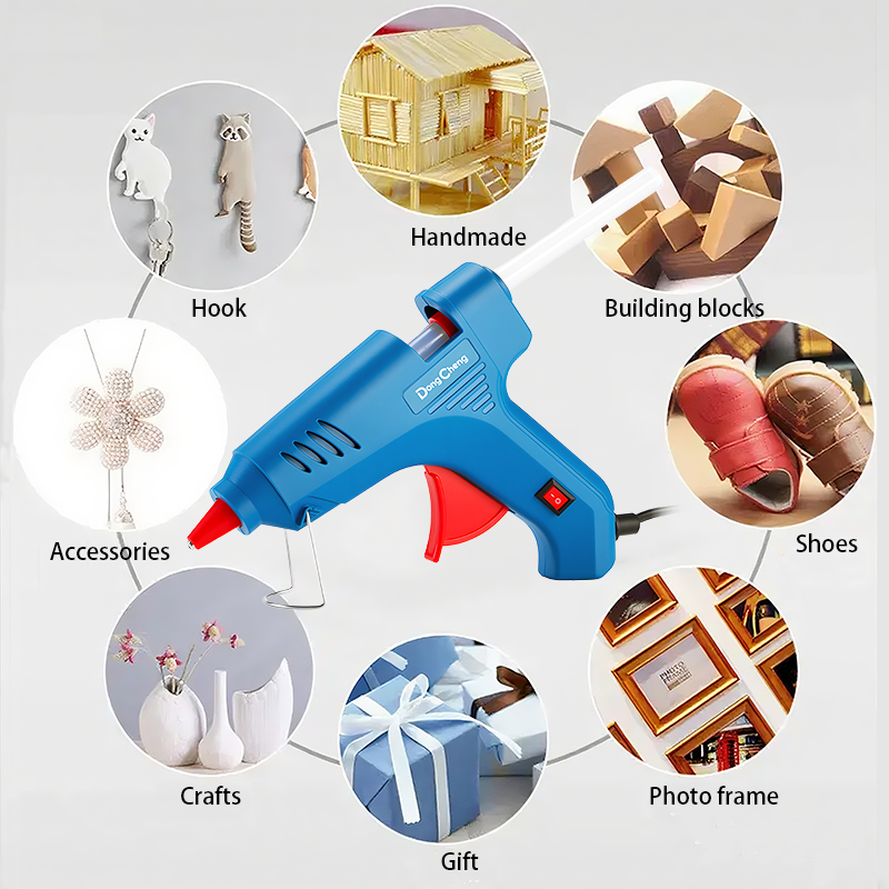 80W Mini Hot Melt Glue Gun DIY - огляд і ціна Heat Gun Small