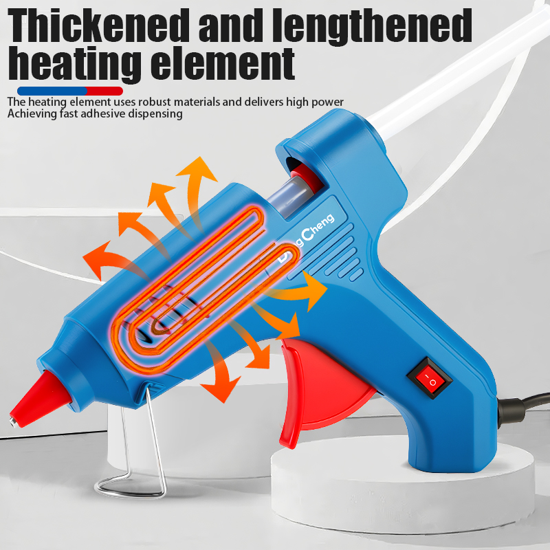 80W Mini Hot Melt Glue Gun DIY - огляд і ціна Heat Gun Small