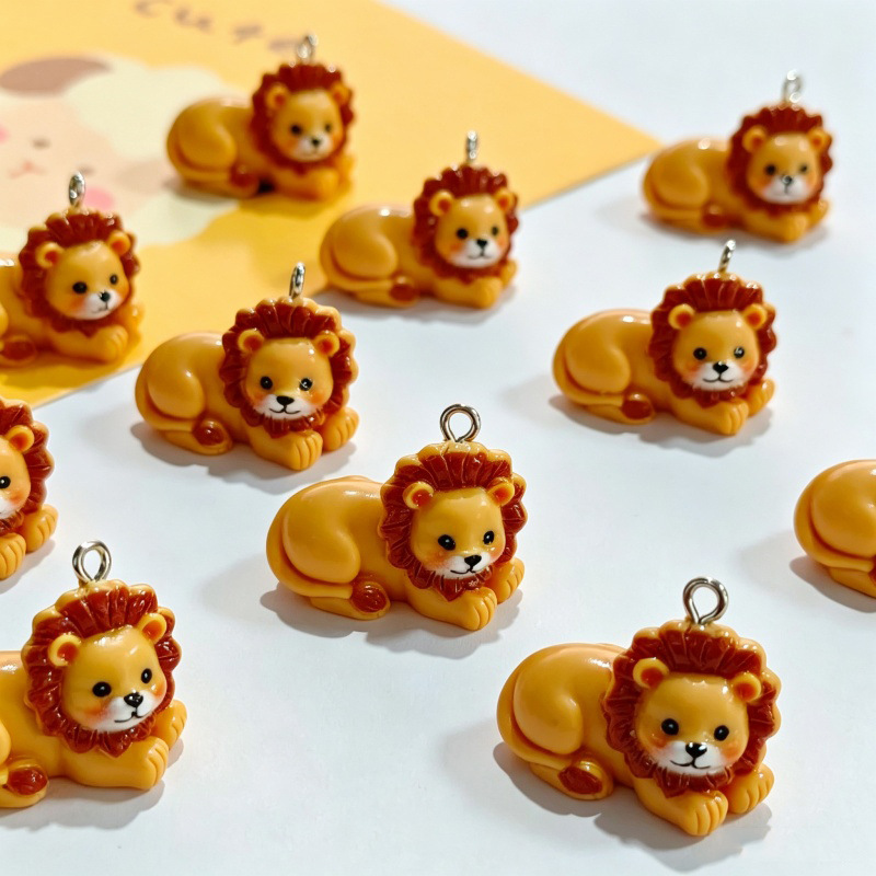 6Pcs Resin Simulation Cute Lio - огляд і ціна Resin Crafts Diy