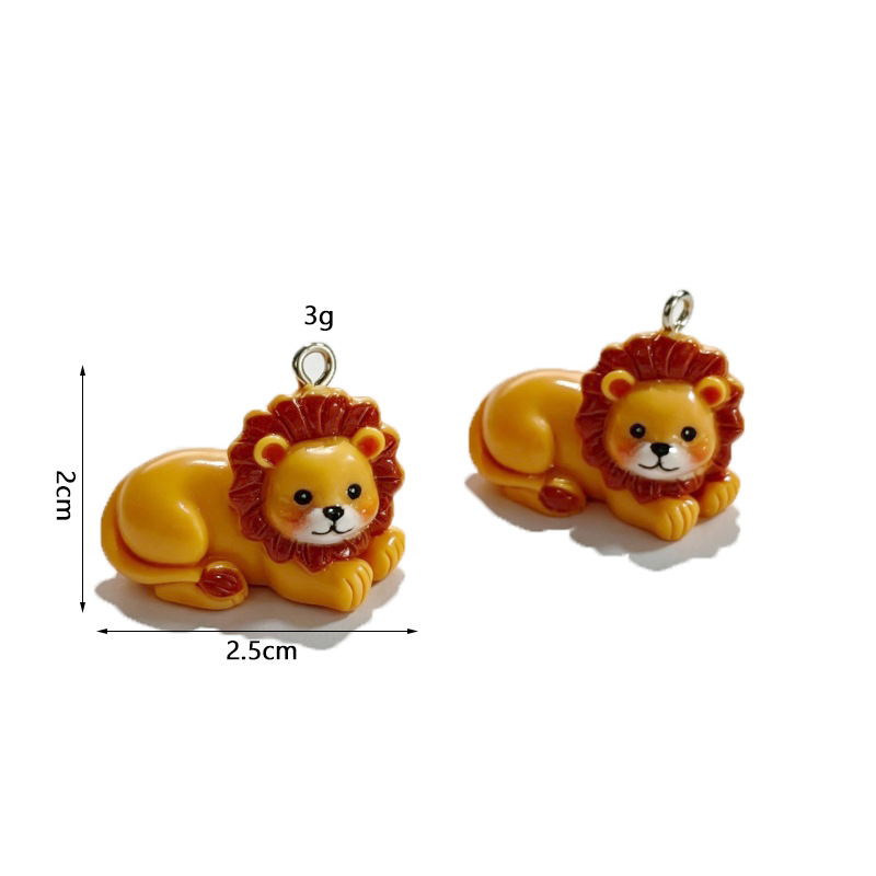 6Pcs Resin Simulation Cute Lio - огляд і ціна Resin Crafts Diy