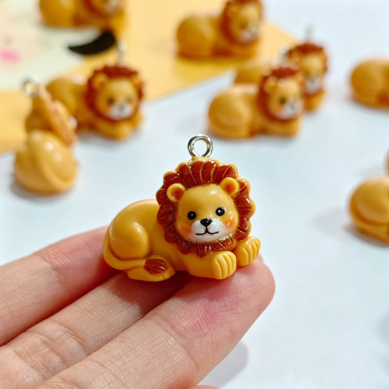 6Pcs Resin Simulation Cute Lio - огляд і ціна Resin Crafts Diy
